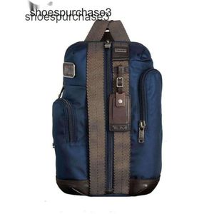 Single Chest TUUMIIS Tuumi Mens Designer Sac à dos Voyage Loisirs Cuir Tête Couche Peau de vache Poitrine Business Épaule Bandoulière Hommes Femmes Sac 2 O24J