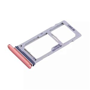 Lector de soporte de bandeja Dual Sim individual para Samsung Galaxy S9 S9 Plus G960 G965, piezas de repuesto con ranura para bandeja de tarjetas Micro SD