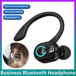 Écouteurs intra-auriculaires à une oreille W6 sans fil 5.0 Sport casque léger Portable avec micro pour le travail de bureau étudier la course
