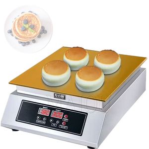 Machine à soufflé à tête unique chauffage rapide casserole en cuivre pancakes boulanger Machine de cuisson à soufflé japonais moelleux antiadhésif