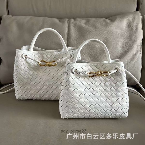 Sacs en cuir pour dames simples tissés Veneeta grand classique bandoulière cassette fourre-tout concepteur haut de gamme capacité de sac épaule Andiamo nouveau même modèle fait à la main Cl0b