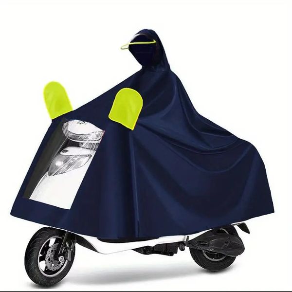 Imperméable épais pour véhicule électrique, pour une seule personne, imperméable pour cyclisme, moto, véhicule électrique, mode adulte