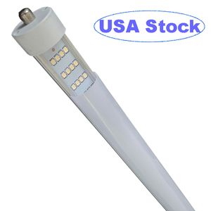 Ampoule à tube LED T8 144 W à une broche 8 pieds 4 rangées de LED, FA8 Base LED Shop Lights 250 W Lampe fluorescente de remplacement à double extrémité, blanc froid 6000 K crestech888