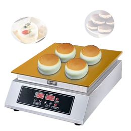 Máquina de tortitas de un solo plato para hornear soufflé, equipo comercial para aperitivos, máquina para soufflé