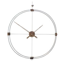 Horloge murale unipolaire croix double cercle nordique moderne minimaliste espagnole personnalité créative mode salon salle à manger atmosphère horloge silencieuse