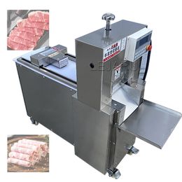 Máquina cortadora de carne de acero inoxidable, cortadora de carne de cordero de un solo rollo