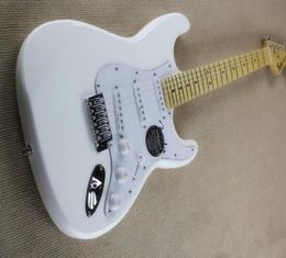 Enkele shake 22 fret elektrische gitaar puur wit model nek en toets lacquer5153412