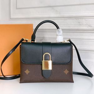 Enkele schoudertas Middeleeuwse vintage handtas Dames Oude bloem Crossbodytassen Klassieke portemonnee met ritssluiting Bruine designertassen Clutch portemonnee tassen Mama portemonnee tassen