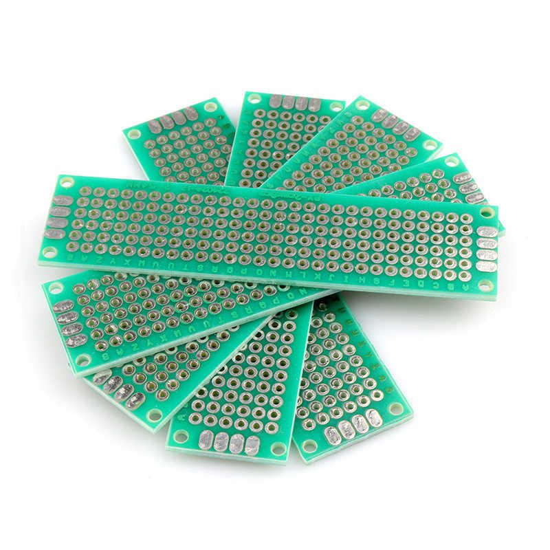 Single-sided pcb Printed Circuit board 7x9 6x8 5x7 4x6 3x7 2x8cm Standard hole distance 2.54mm Board repair DIY Soldering boards