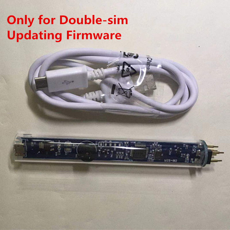 Dongle de lector y escritor inteligente único con cable USB solo para firmware de actualización de tarjeta de desbloqueo doble