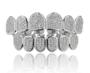 parrilla de un solo diente aparato de diamantes dientes de vampiro hip hop personalidad colmillos dientes de oro dientes de plata para mujeres dentales parrillas joyas659899861