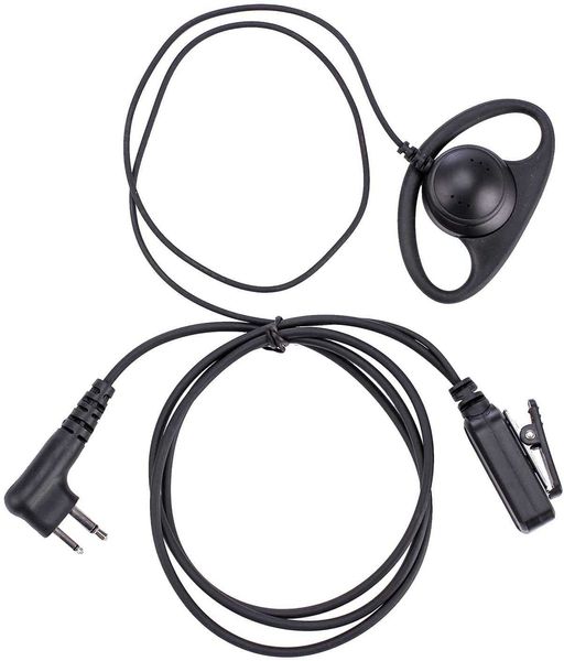 Oreillette pour talkie-walkie à fil unique, compatible avec Motorola CLS1410 CP200 GP2000 XU1100 PRO1150 MU12, radio avec micro PTT, tête en forme de D