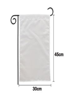 Singledouble Couche Sublimation Jardin blanc drapeau de la chaleur Transfert de chaleur Banner Banner Banners Taille 3045CM9483160