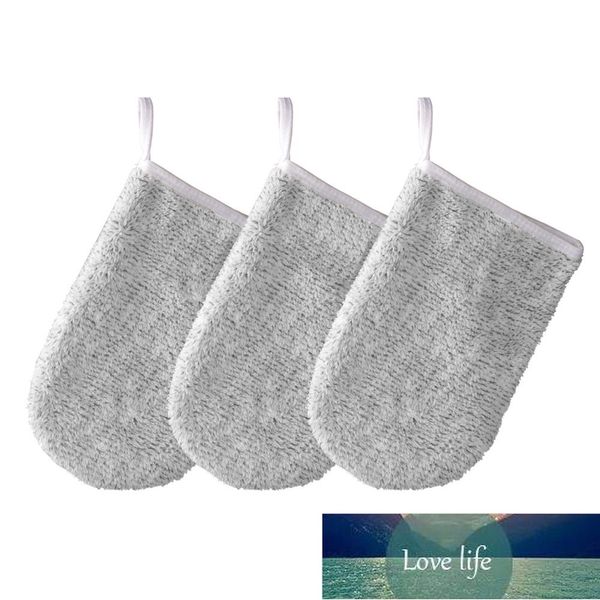 Sinland Fiber De Bambou Sans Huile Démaquillant Réutilisable Gant En Tissu Outil Beauté Nettoyage Du Visage Tampons En Tissu 13cmx20cm Paquet De 3 Serviette Blanche) Conception d'experts de prix d'usine