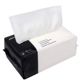 Sinland Ultra Soft Soft Finte Facial Cotton Tissue Coton Disposable Face Coton Nettoyage Dry Lingles pour peau sensible 1/2 Pack 240515