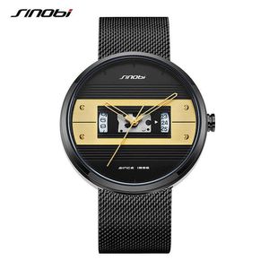 Sinobi Mode Creative Hommes Montre-Bracelet Étanche Militaire Armée En Acier Inoxydable Mâle Horloge Top Marque De Luxe Homme Sport Montres Q0524