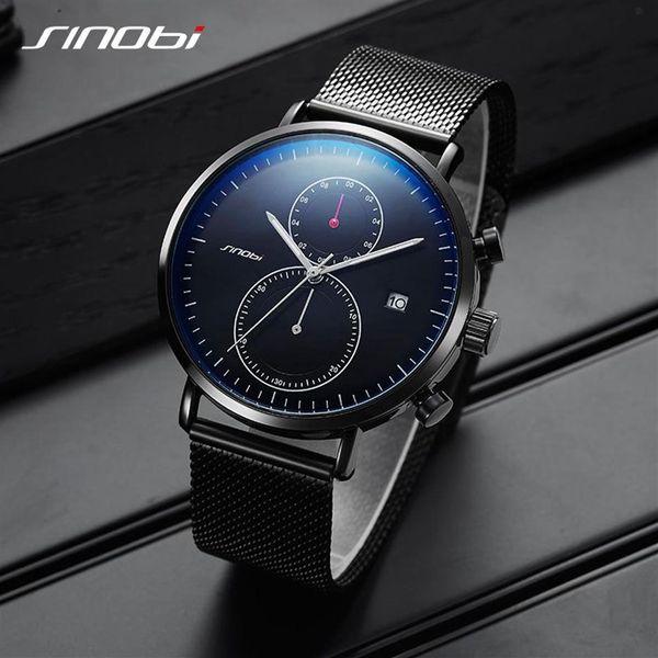 SINOBI, nuevo reloj para hombre, relojes de negocios de marca para hombre, reloj de pulsera de estilo ultrafino, reloj con movimiento japonés, reloj masculino 307Q