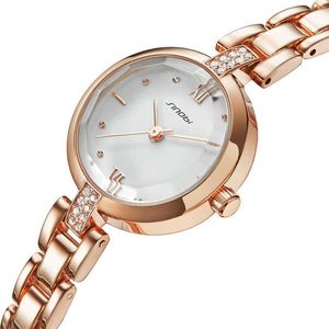 Sinobi femmes montres Design de mode doré petit cadran étanche montres à Quartz dames montre femme horloge goutte 210616