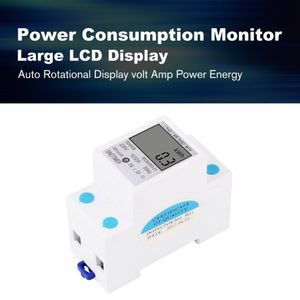 SINOTIMER Consumo de energía Energía WaAmp Voltímetro Analizador KWh AC 230V Consumo de electricidad digital Monitor Wattmeter