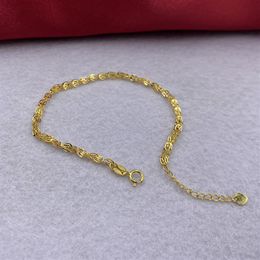 Sinya Au750 Pulseras de cadena Fénix de oro puro de 18k exclusivas para mujeres damas color dorado madre longitud opcional 16 3cm 10282471