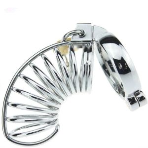 Nippen 3 Maten CPB011 Mannelijke Metalen Kuisheidsgordel Spiraal Cock Cages Mens Maagdelijkheid Lock Penis Ring309r