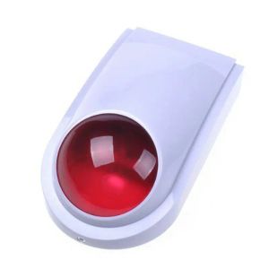 Sirène 1 pcs 12vdc strobe de sirène lampe à LED à l'intérieur de la maison d'alarme de sécurité du haut-parleur rouge extérieur étanche pour la livraison gratuite