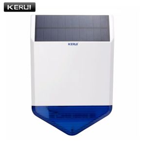 Siren Kerui Wireless 433MHz Outdoor Big Strobe Siren para G19 G18 W2 Seguridad del hogar Sistema de alarma GSM con respuesta intermitente