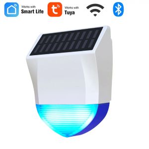 Siren Tuya Smart Life Wireless Wifi WiFi Bluetooth Solar Soundoor Sound Light Alarm Sirène SIRENS