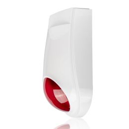 Sirène alarme de sirène extérieure WiFi Siren Tuya avec batterie SmartLife App Remote Control sans fil STROBE STROBE STROBE Horn Flash