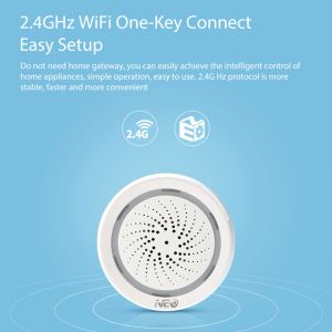 SIRENSE SIRNE WIFI WIFI SIREN SON CAPTEUR SON POUR ECHO GOOGLE HOME WiFi Température Humidité Capteur Sirène Alarme Tuya Smart App