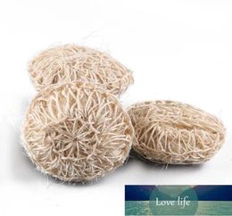 Sisal Bath Sponge Natural Organic Handmade Planted Based Based Douch Ball Exfoliating Crochet Scrub Skin Puff Body Scrubber Factory PRI3993745