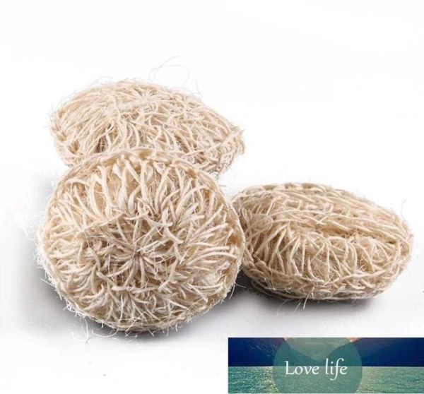 Esponja de baño sisal orgánica orgánica hecha a mano plantada a base de ducha exfoliante de ganchillo de crochet piel bocadera de fábrica pri3993745