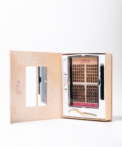 Sisful Empress DIY 144 PCS LASH-clusters Flip-Top Gift Box Set