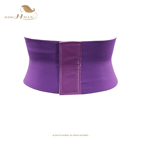 Sishion Purple Corset pour femmes Vd2596 Steampunk Elastic Belt Wide Taist Corsets Gothic Vêtements Gorset