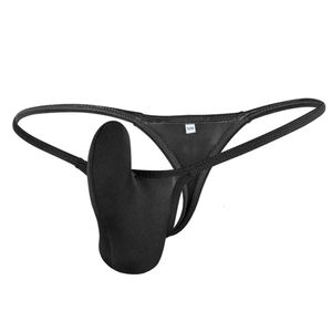 Sissy Heren Thongs Pouch Mouw Zachte Stretch Melk Zijde Ademende G Strings Jockstrap Sexy Homo Mannen Ondergoed