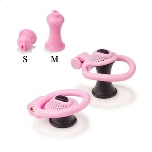 Sissy PositiveNegative Mini Cage de chasteté Verrouillage du pénis avec bouchon urétral Léger 4 tailles Anneaux péniens Esclave BDSM Jouets sexy 18 240312