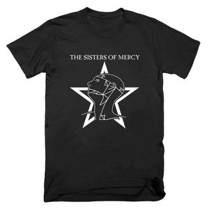 Sisters of Mercy T-shirt T-shirt Top The Worlds End Simon Pegg Retro 80s Cotton Short Sleeve T-Shirt Fashion Camiseta Hombre 220509