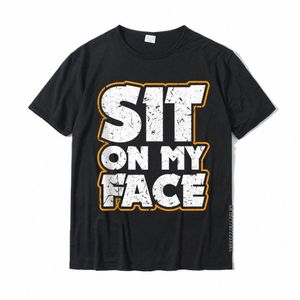 Asseyez-vous sur mon visage sexe oral crépus fétiche BDSM manger cul Cott Fitn hauts moulants t-shirts nouveaux hommes t-shirts classiques 11 ans #