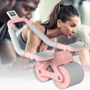 Bancs assis Équipement d'exercice de rebond automatique Entraînement abdominal Roue abdominale Rouleau de musculation avec support de coude 231012