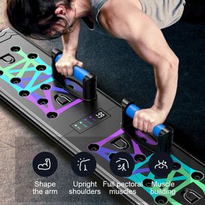 Zitbanken Tellen PushUp Rack Board Training Sport Workout Fitness Gymapparatuur Duwstandaard voor ABS Buikspieropbouwoefening 231214