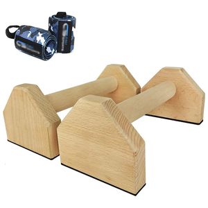 Bancos para sentarse Soporte para flexiones Barras de flexión de madera Ejercicio Paralelas antideslizantes Soportes para mangos Calistenia Equipo de ejercicios Entrenamiento de fuerza en el hogar 231016