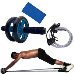 Bancs assis roue Home Gym Fitness équipement de musculation haute élasticité roue abdominale traction corde bandes de résistance 231031