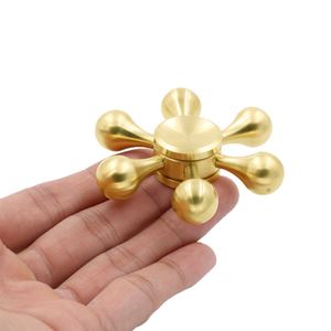 Six bras molécule forme métal main doigt Spinner toupie nouveauté Gryo Toys240q