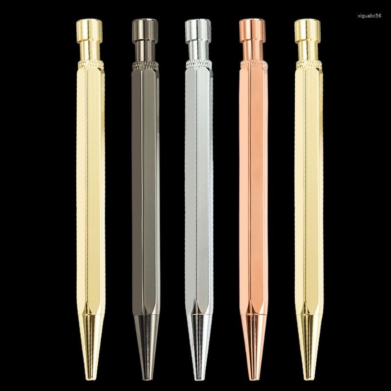 Six Edge Sign Pen Kugelschreiber Press Type Stationery Writing Drop