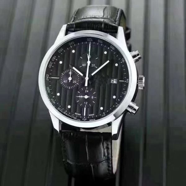 Seis puntadas 2023 Diseñador Reloj para hombre Moda de lujo Relojes de cuarzo Top Marca de lujo Correa de acero y cuero Tallado Philip Man Relojes de pulsera casuales