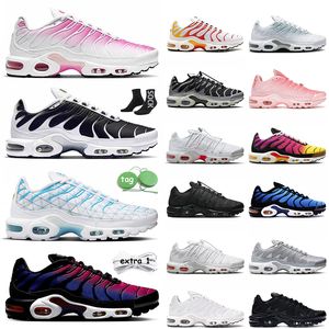 Taille 12 TN Plus Utility Marseille Tns Chaussures de course Femme Homme TN. Tns. FC Triple noir blanc Mica vert Atlanta rose dégradé Unity plate-forme Sports de plein air OG baskets