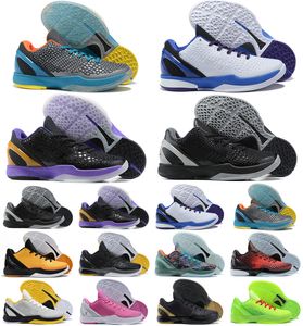 Maat 14 OG basketbalschoenen Mamba 6 Protro Grinch Bhm del Sol Black Gold All-Star Men Think Pink Prelude Sports Sneakers