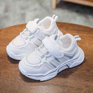 Maat 21-30 Baby mesh Peuter schoenen Kinderen meisje hardloopschoenen kinderen zachte zool ademende casual schoenen niet-slip sneakers voor jongens G220527