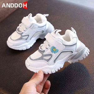 Maat 21-30 kinderen lichtgewicht sneakers jongens antislip casual schoenen baby ademend peuter schoenen meisjes slijtvaste sneakers G220308