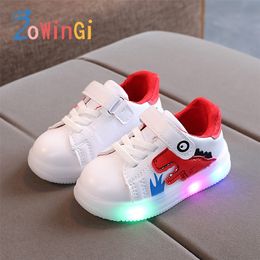 Taille 2125 bébé brillant Sneaker enfants chaussures décontractées garçons baskets lumineuses enfants chaussures lumineuses chaussures de Sport pour les filles 220520